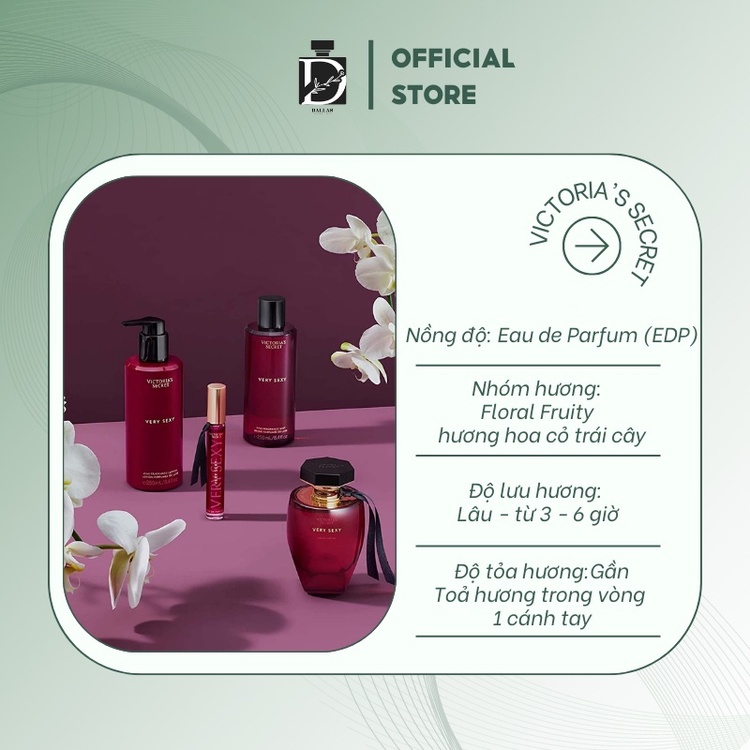 Nước Hoa Nữ Victoria’s Very Sexy Mẫu Thử 10ml. Siêu Phẩm Dành Cho Cô Nàng Thích Sự NGỌT NGÀO_QUYẾN RŨ