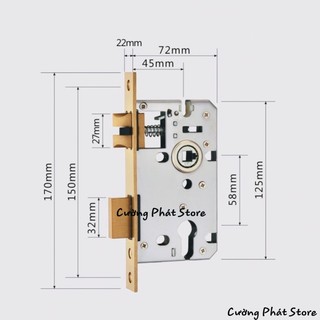 Khoá cửa thuần đồng phong cách Âu Châu