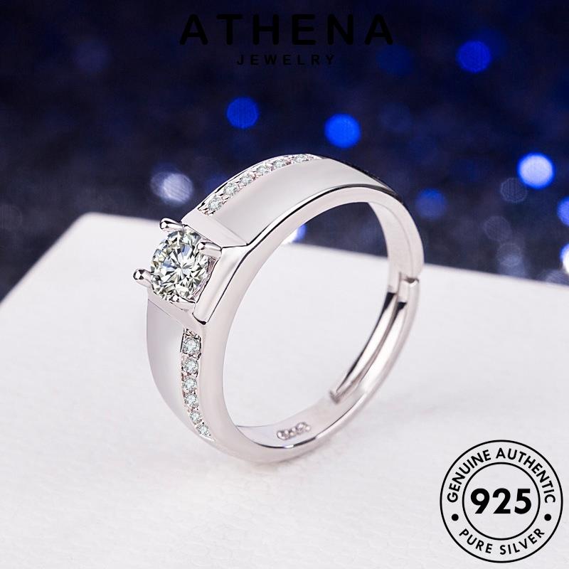 Athena JEWELLY Diamond Original Moissanite Bạc 925 Nam Nhẫn R1535