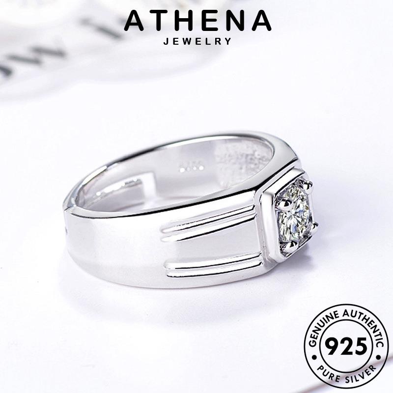 Athena JEWELRY Nhẫn Nam Vàng Bạc Thời Trang Kim Cương 925 Moissanite R1568