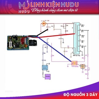 Combo 5 độ nguồn 3 dây cho mạch nguồn