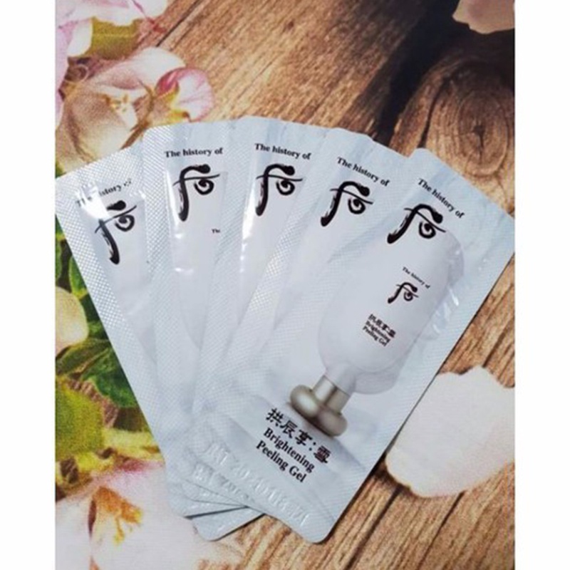 Combo 20 Gói Whoo Brightening Peeling Gel 1mlx20 Tẩy Da Chết Dạng Gel