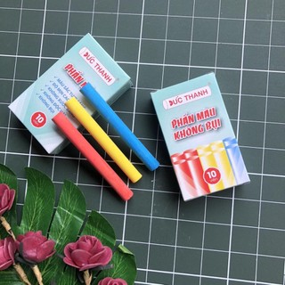 Phấn viết bảng không bụi (phấn trắng/ phấn màu