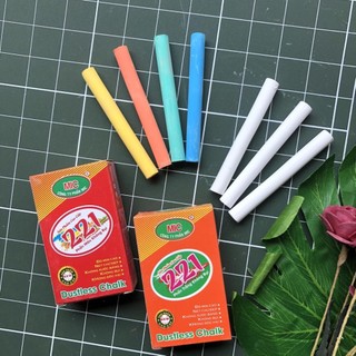 Phấn viết bảng không bụi (phấn trắng/ phấn màu)