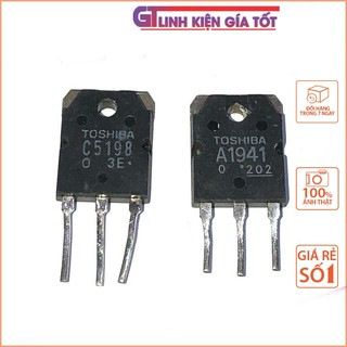 Cặp Sò C5198 A1941 TOSHIBA tháo máy chính hãng