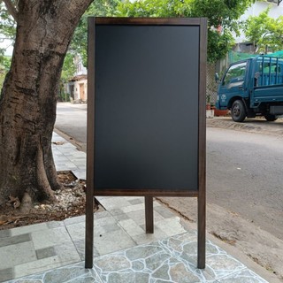 Bảng menu cà phê 60 x 120cm màu đen
