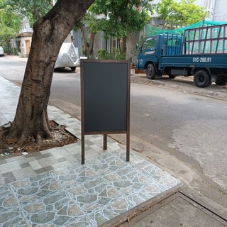 bảng menu cà phê 60 x 120cm màu đen