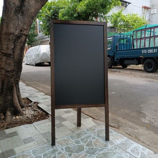 bảng menu cà phê 60 x 120cm màu đen