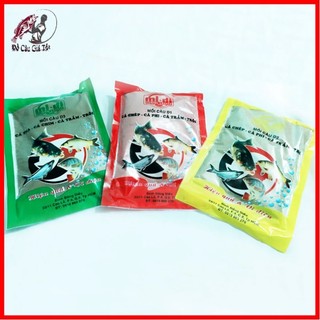 Mồi câu cá d1 d2 d3, mồi câu cá chép, cá phi, cá trắm