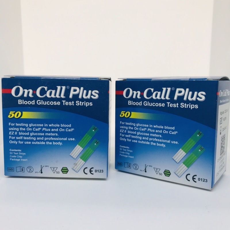 Que thử đường huyết oncall plus 50 quedate 3/2025
