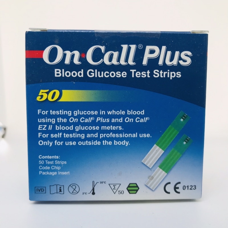 Que thử đường huyết oncall plus 50 quedate 3/2025