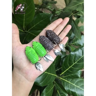 Mồi nhái v4 hunter, mồi câu lure, câu cá lóc, cá quả cao cấp