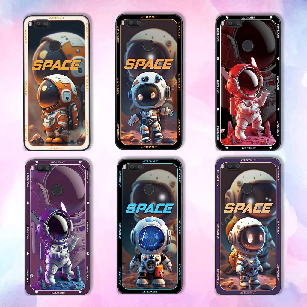 Ốp lưng Xiaomi Mi A1 hình robot người máy phi hành gia vũ trụ space độc đáo rẻ đẹp