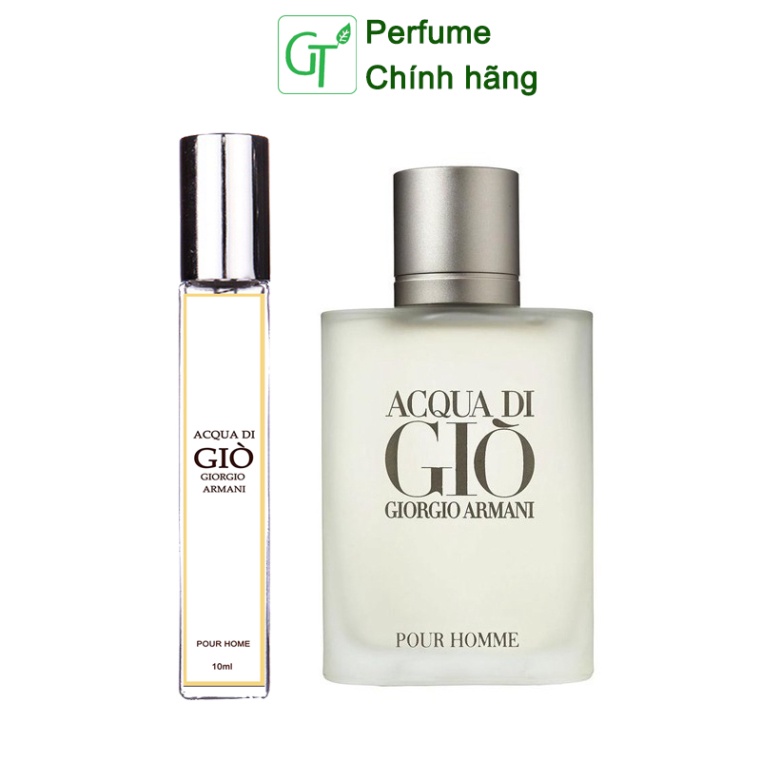 Nước Hoa Giò Trắng Ac.qua Di G.io EDT Cao Cấp - Chai Chiết 10ml - Mùi Hương Tươi Mát, Thơm Lâu 6-8h
