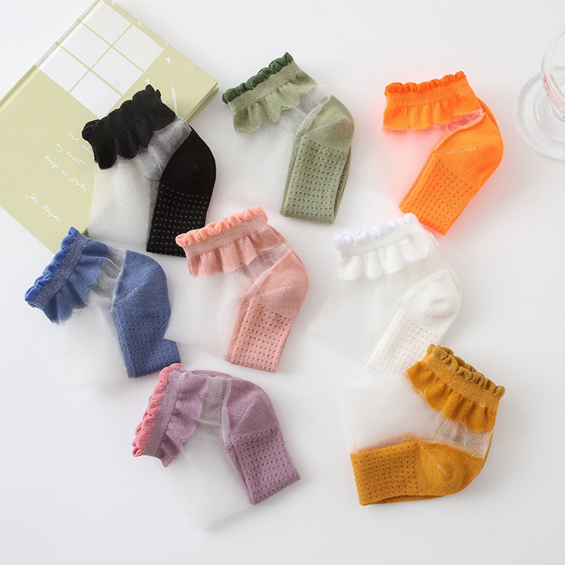 Jiashucheng Vớ Ren Mỏng Dễ Phối Đồ Thời Trang Phong Cách Nhật Bản Cho Nữ