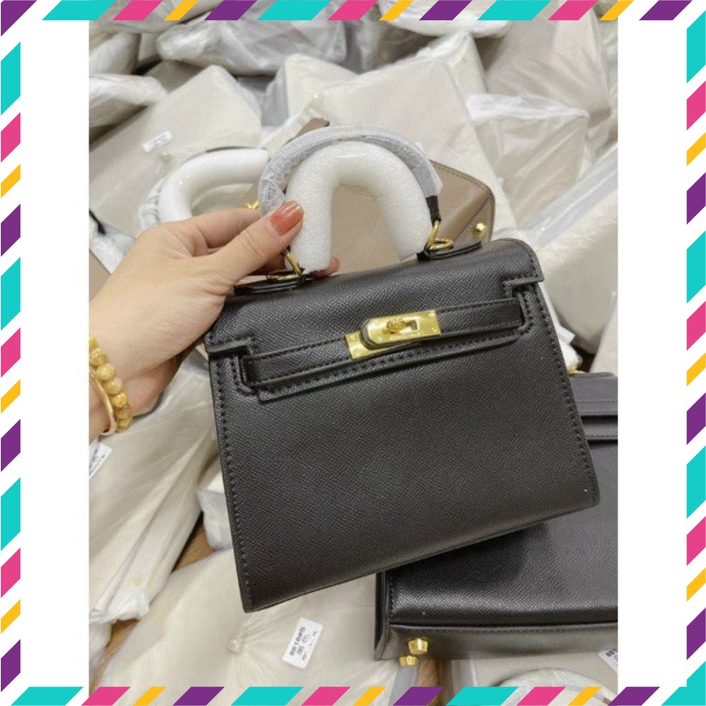 Túi Xách HM Da Xước Tag Vàng | BigBuy360 - bigbuy360.vn