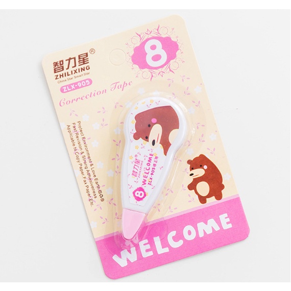 Bút xóa băng kéo 8m hoạt hình dễ thương cho học sinh sinh viên văn phòng