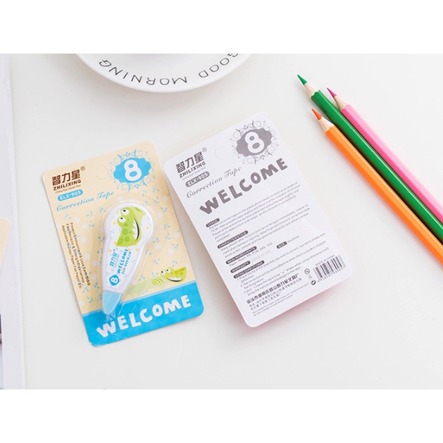 Bút xóa băng kéo 8m hoạt hình dễ thương cho học sinh sinh viên văn phòng