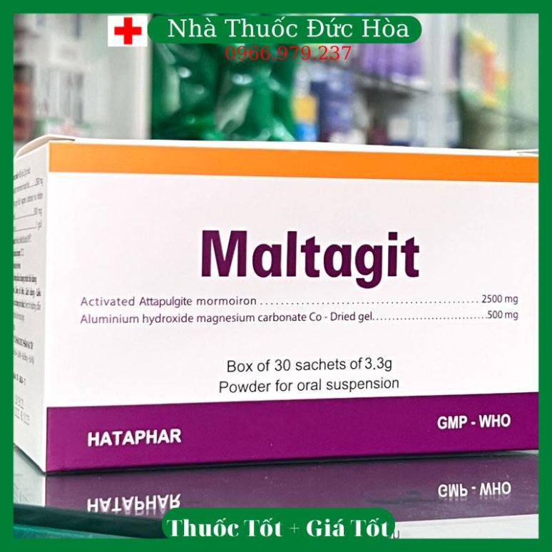 Dạ dày Maltagit Giảm Trào Ngược Dạ Dày, cải thiện Viêm Loét Dạ Dày , lành vết loét - Hộp 30 gói z