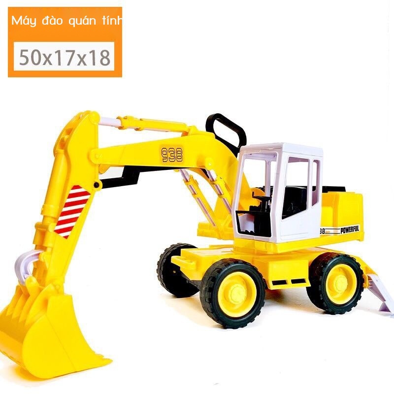 ♞✜Đồ chơi mô hình máy xúc mô phỏng cỡ lớn dành cho trẻ em Phương tiện kỹ thuật quán tính