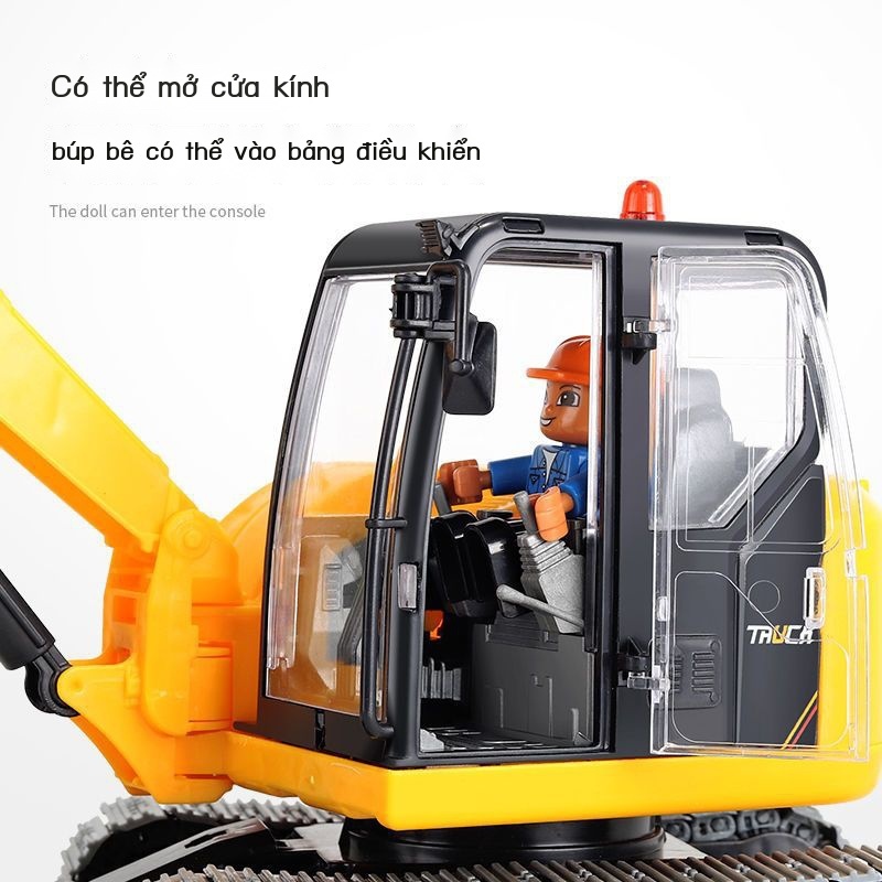 ♞✜Đồ chơi mô hình máy xúc mô phỏng cỡ lớn dành cho trẻ em Phương tiện kỹ thuật quán tính