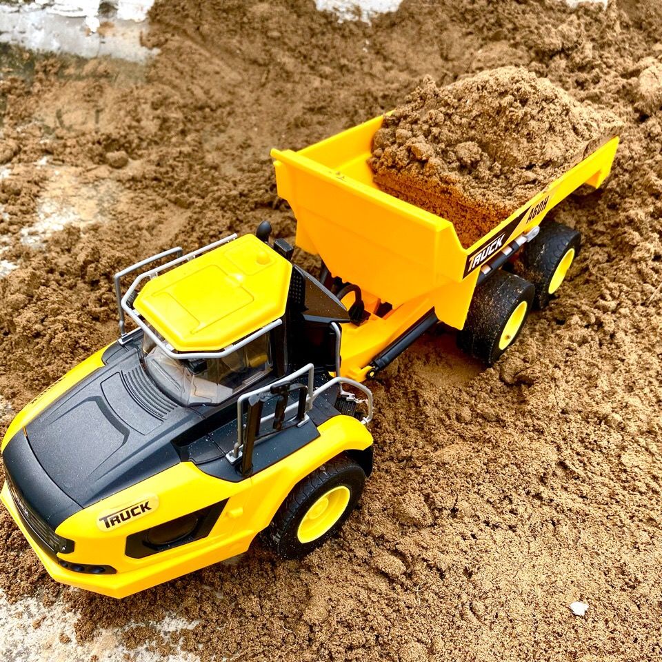 ♞✜Đồ chơi mô hình máy xúc mô phỏng cỡ lớn dành cho trẻ em Phương tiện kỹ thuật quán tính
