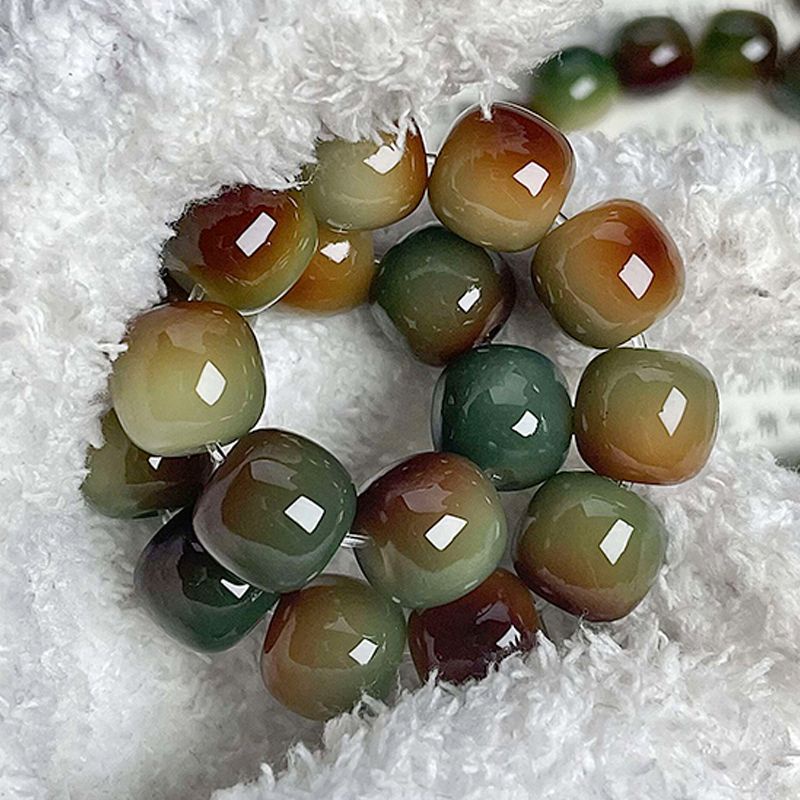 Vòng Đeo Tay Phật Giáo Bằng Gốm Sứ Mềm Mại Đốt Than Hoạt Tính