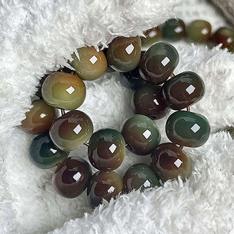 Vòng Đeo Tay Phật Giáo Bằng Gốm Sứ Mềm Mại Đốt Than Hoạt Tính