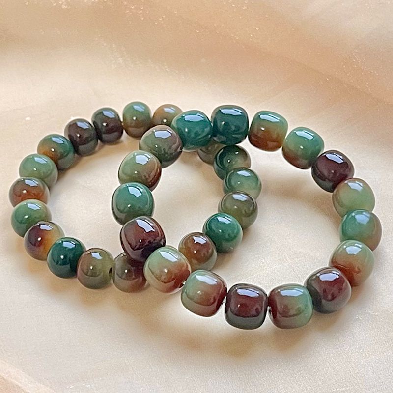 Vòng Đeo Tay Phật Giáo Bằng Gốm Sứ Mềm Mại Đốt Than Hoạt Tính