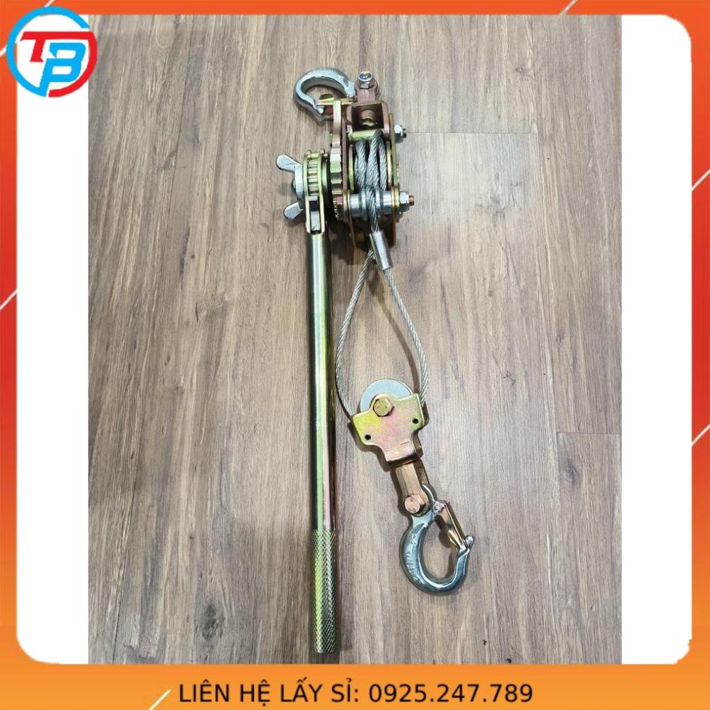 Pa lăng lắc tay cáp 2 tấn, lắc tay cáp 2 tấn, kích căng cáp 2 tấn - Vật Tư Cáp Thép