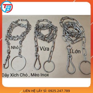 Dây xích chó, mèo inox