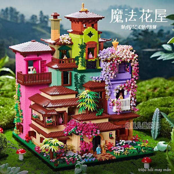 🎉Tương Thích Với Lego Disney Lâu Đài Người Lớn Độ Khó Magic Full House Khối Xây Dựng Bé Gái Series Đồ Chơi Trẻ Em Quà T