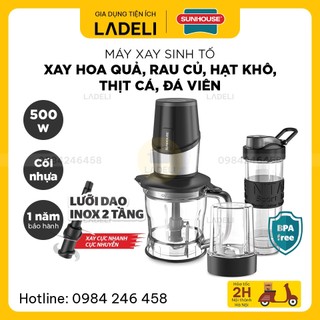Máy xay sinh tố SUNHOUSE SHD5340B công suất 500W đa năng xay được đá