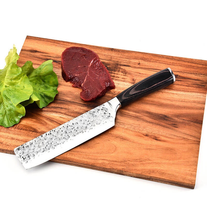 Dao bếp thái không rỉ cao cấp,mặt dao dập chìm hoa văn,giữ sắc bền, thiết kế nhật-TOPCOMSHOP hàng chính hãng-C10 DT122 T