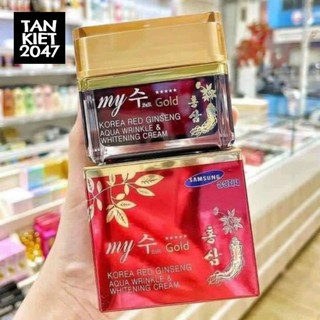 Kem dưỡng da hồng sâm My Gold Hàn Quốc tổng hợp ngày đêm