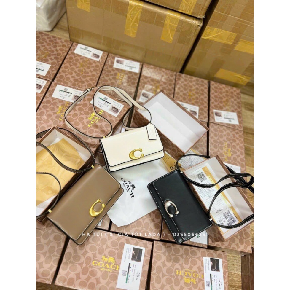 Túi đeo vai Coa ch da lì căng Sz 20  - Hà Túi