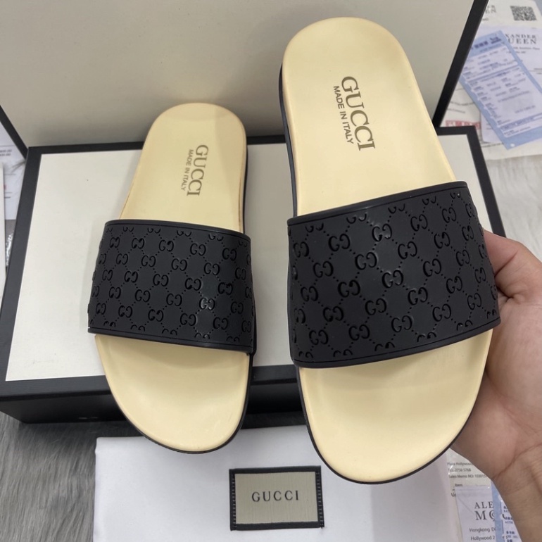 ⚡TOP BÁN CHẠY⚡Dép nam quai ngang Balen, Dép Balenciaga mẫu cổ điển, đế đúc!!!!