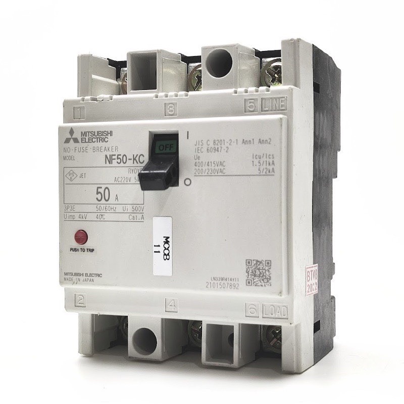 Aptomat 3 Pha Nhật Cũ,MCCB 3 Pha Mitsubishi 20A-30A-40A-50A-60A-75A-100A-125A-150A-175A-225A MỚI 99% XÁC 500GRAM