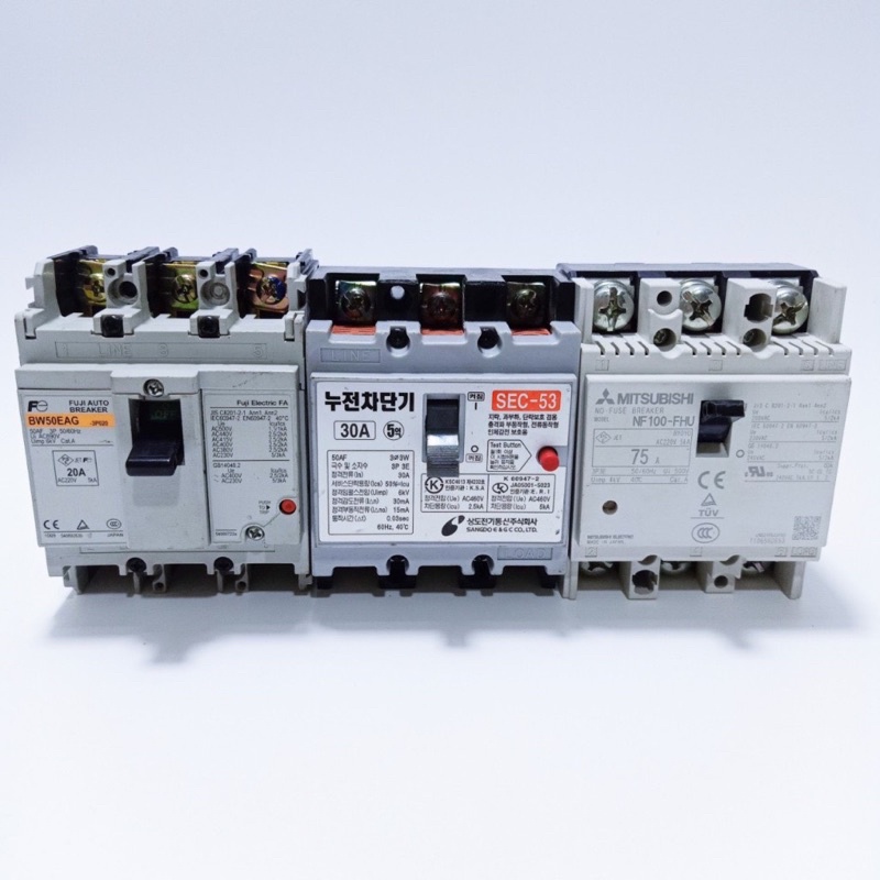 Aptomat 3 Pha Nhật Cũ,MCCB 3 Pha Mitsubishi 20A-30A-40A-50A-60A-75A-100A-125A-150A-175A-225A MỚI 99% XÁC 500GRAM