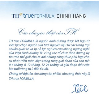 Sữa Bột TH true FORMULA Số 4 (2 đến 6 tuổi) (800gr/1 lon)