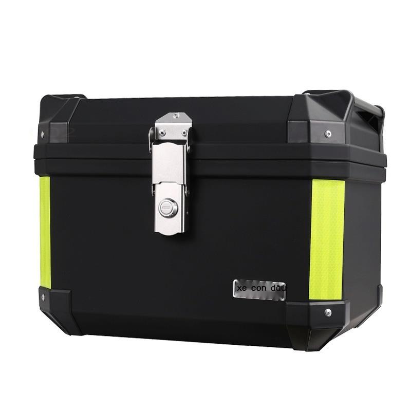 Cốp xe dung tích lớn Haojue Xe máy Honda Suzuki Xe điện phổ thông bàn đạp hợp kim không nhôm hộp đuôi take