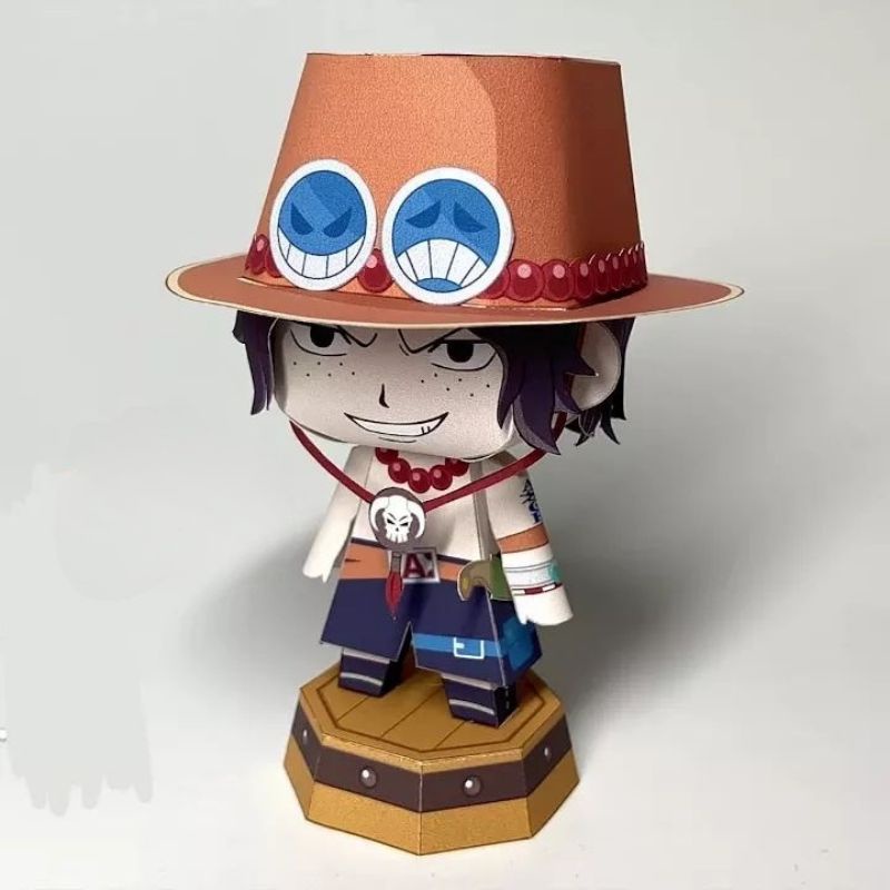 - Mô Hình Giấy Anime Chibi Portgas D.Ace