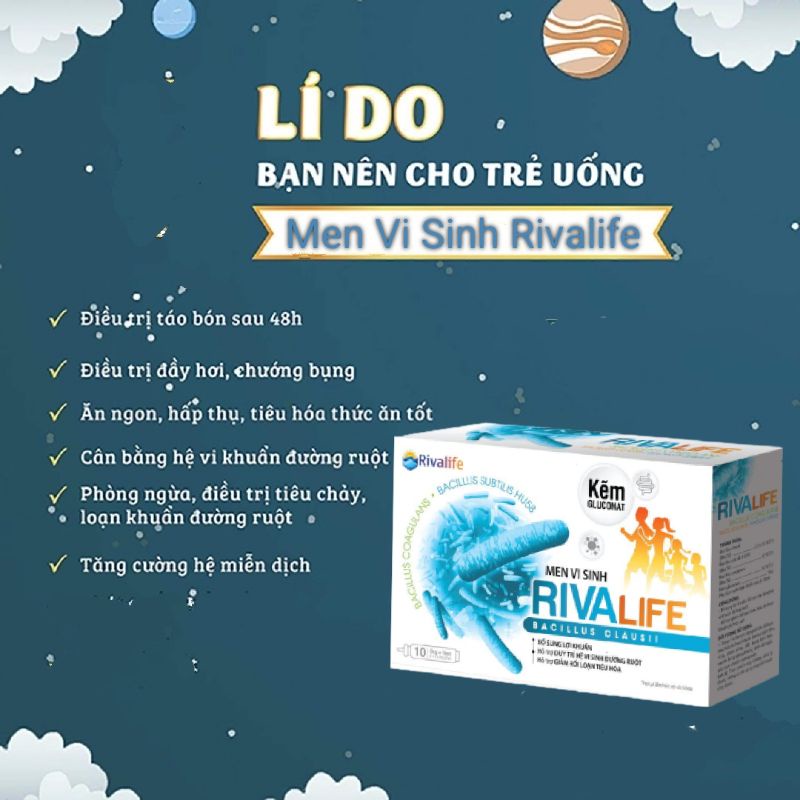 Men tiêu hóa men vi sinh RIVA LIFE