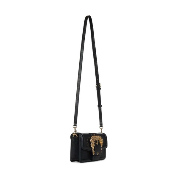 Túi Versace Jeans Couture Baroque Buckle Shoulder Bag màu đen