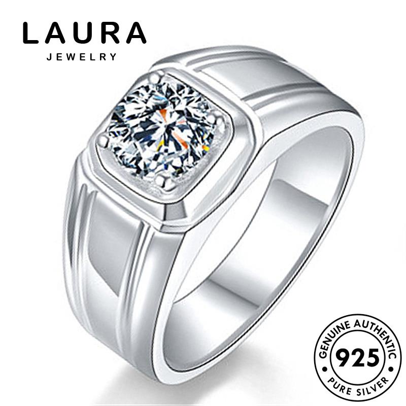 Nhẫn Mạ Bạc 925 Đính Kim Cương M081