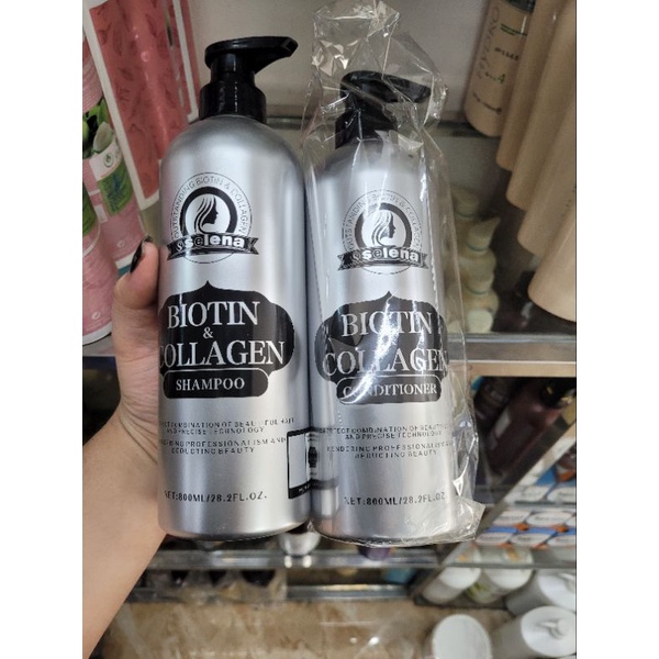 Bộ Dầu gội xả Selena Biotin Collagen