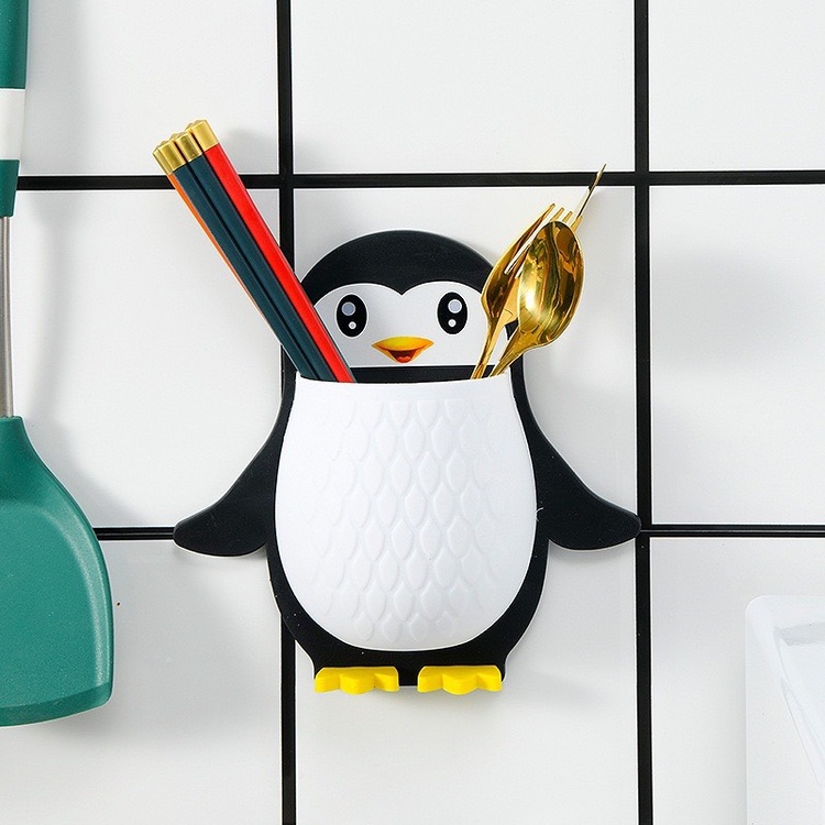 KỆ DÁN TƯỜNG ĐA NĂNG HÌNH CHIM CÁNH CỤT ĐỰNG ĐỒ CÁ NHÂN DỄ THƯƠNG