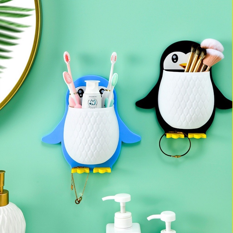 KỆ DÁN TƯỜNG ĐA NĂNG HÌNH CHIM CÁNH CỤT ĐỰNG ĐỒ CÁ NHÂN DỄ THƯƠNG