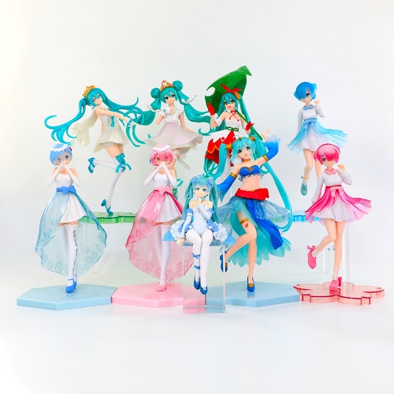 Mô hình tổng hợp figure Ram , Rem , Miku