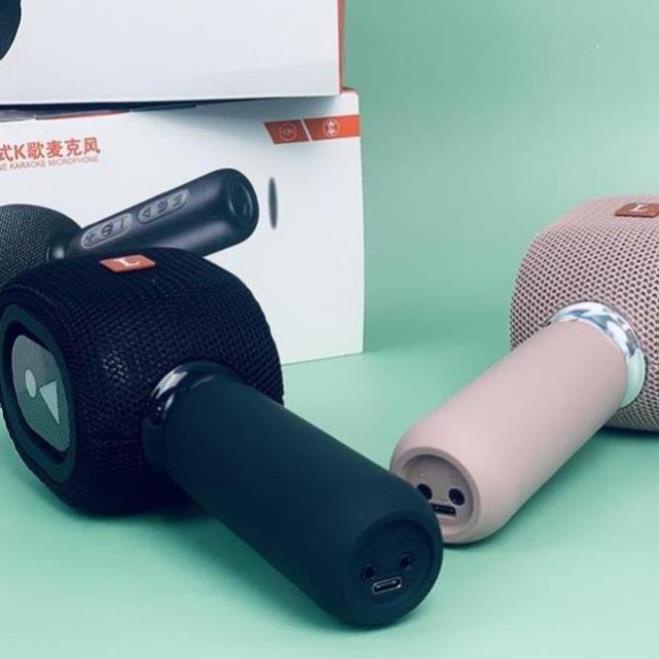 Micro Hát Karaoke Bluetooth KMC500 Phiên Bản Thần Tượng, Kèm Loa Cao Cấp + Bảo Hành 12 Tháng topphukien22